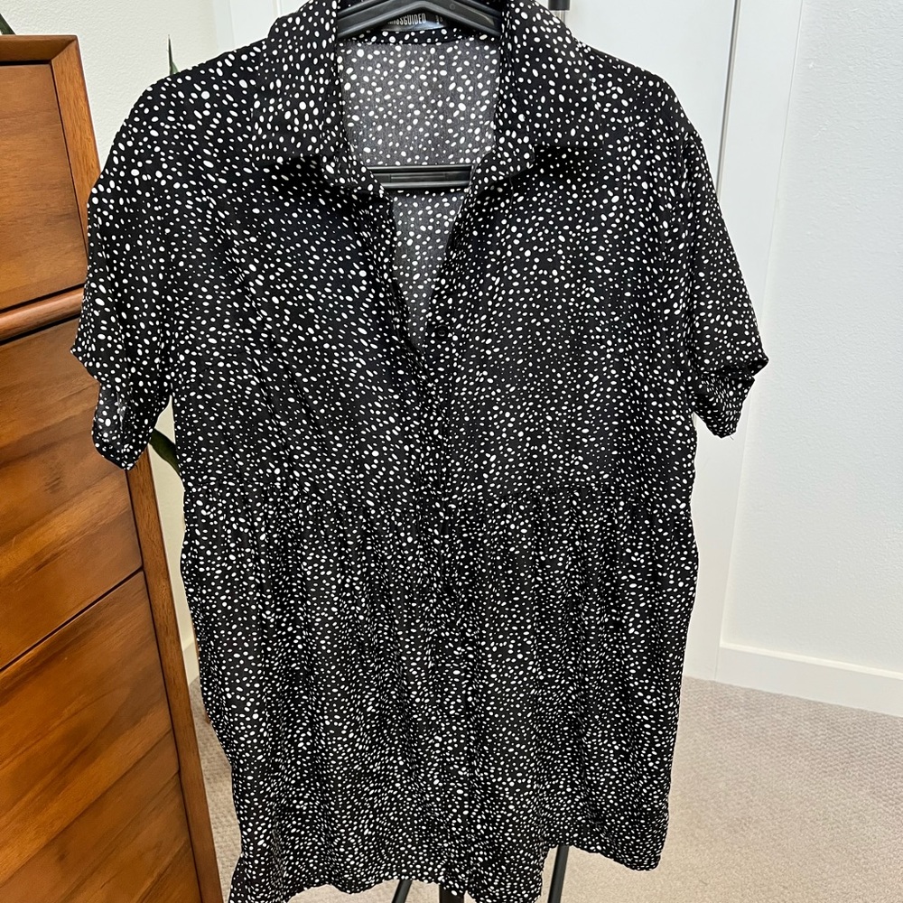 Miss Guided short sleeve dress